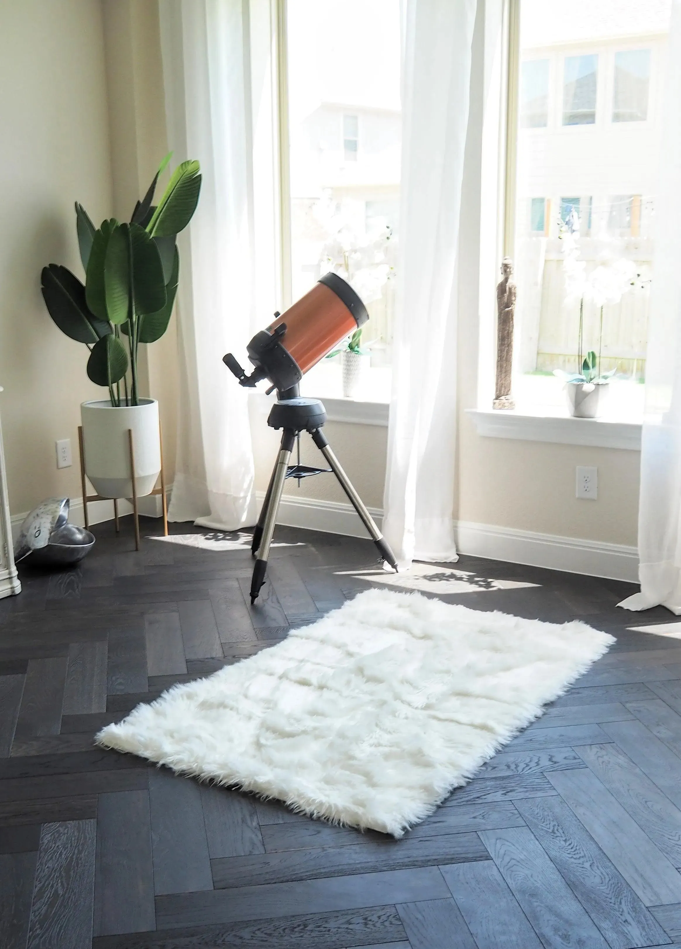 White Faux Fur Rug