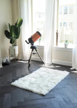 White Faux Fur Rug