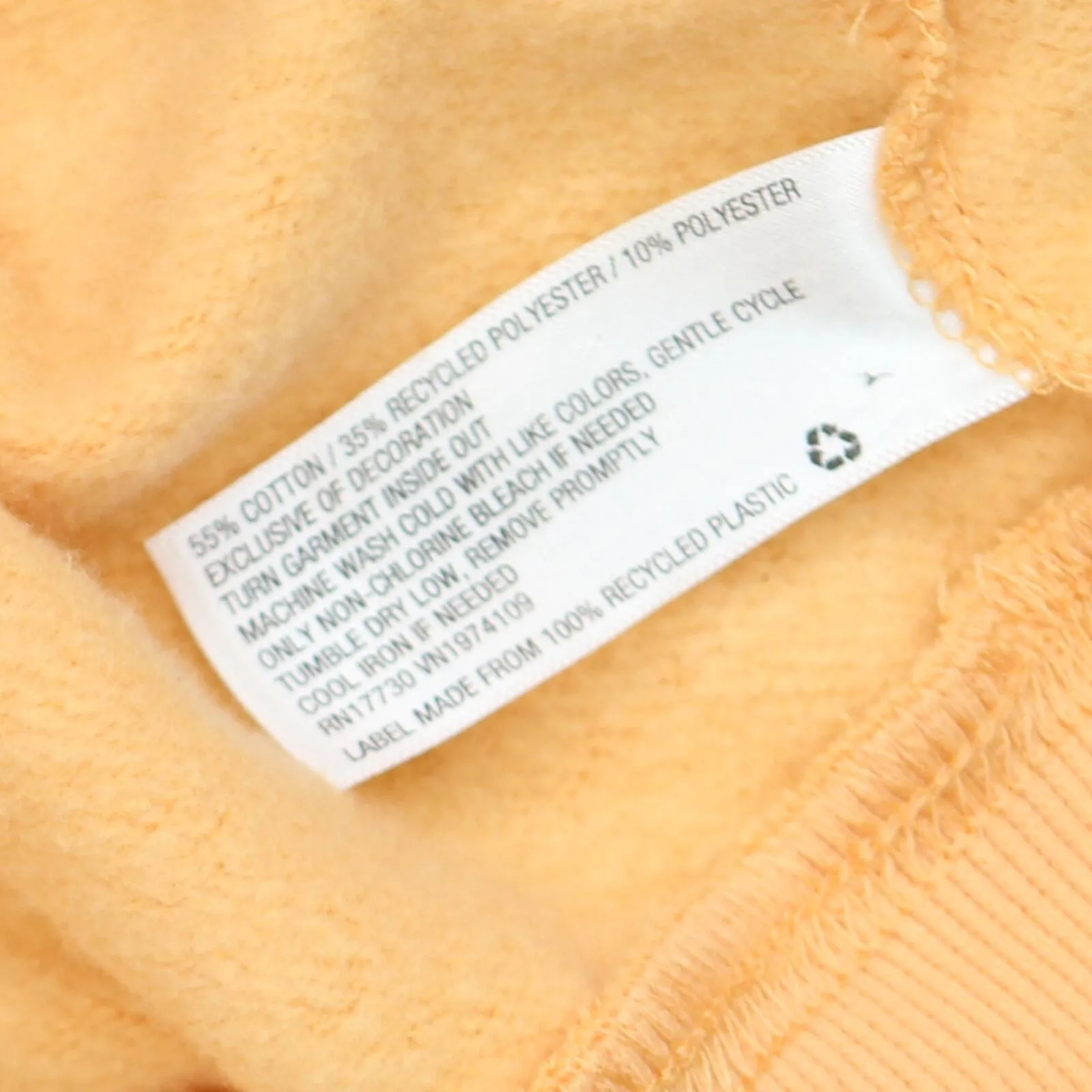 Wild Fable Womens Pullover Oversized Sweatshirt Peach Orange Floral S