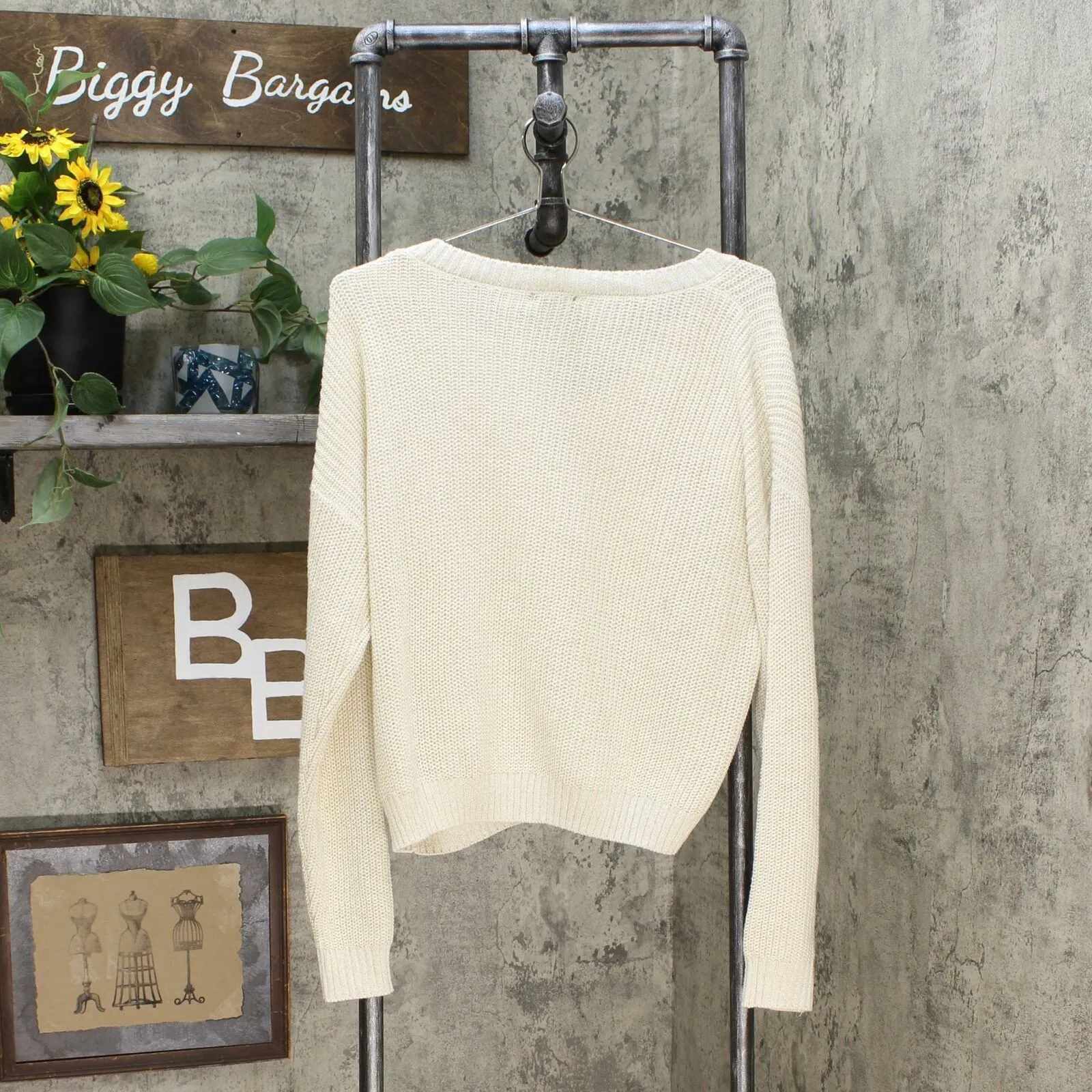 Wild Fable Women's V-Neck Cropped Sweater