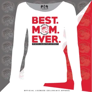 WSSU | Best "MOM" Ever White Off the Shoulders (**)