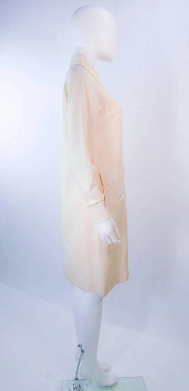 YVES SAINT LAURENT Safari Style Shirt Dress Size Small