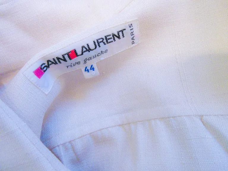 YVES SAINT LAURENT Safari Style Shirt Dress Size Small