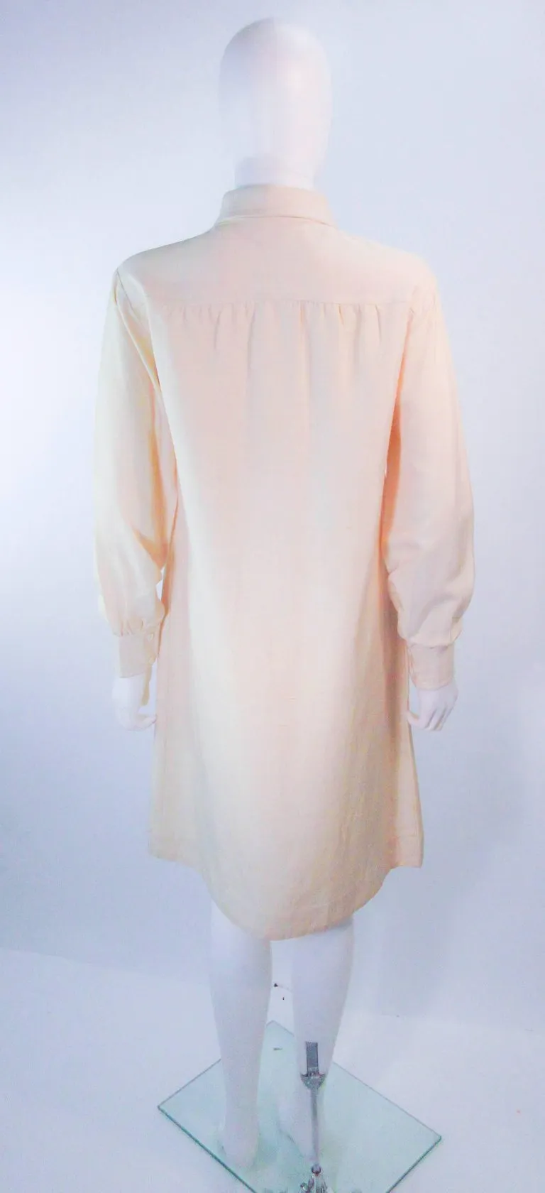 YVES SAINT LAURENT Safari Style Shirt Dress Size Small